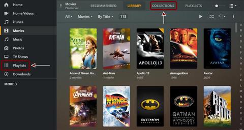 playlists collections locations