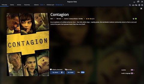 popcorn time detalles