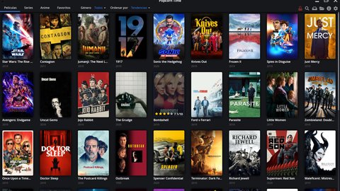 popcorn time interfaz