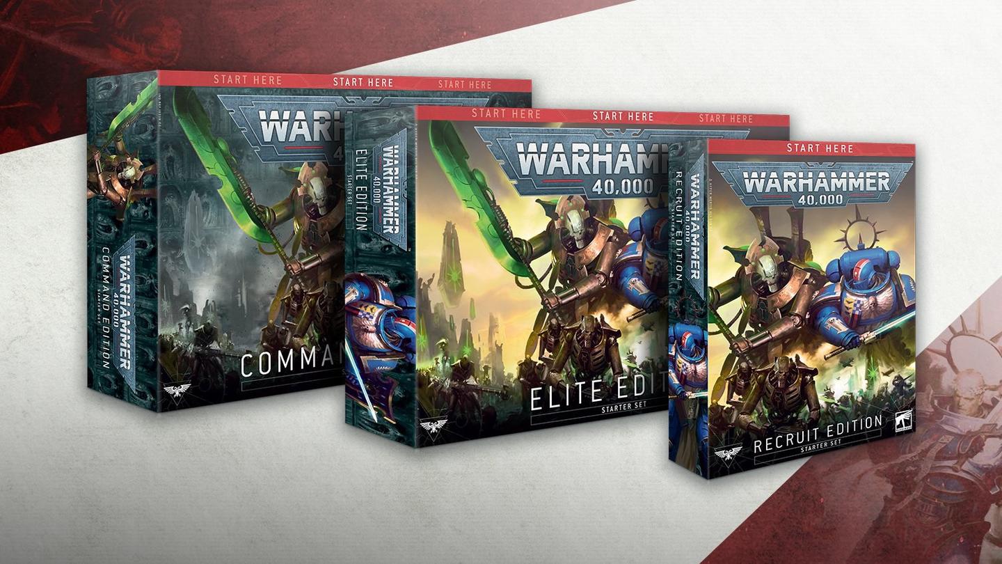 cajas de inicio de warhammer 40k novena edicion