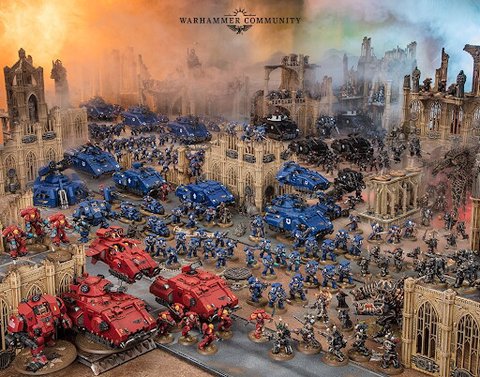reglas modo cruzada space marines novena edicion