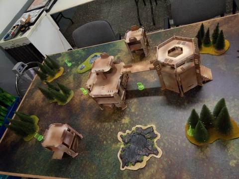 cuanta escenografia de warhammer 40k necesito