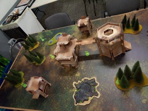 cuanta escenografia de warhammer 40k necesito