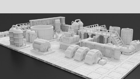 impresora 3d para escenografia warhammer 40000