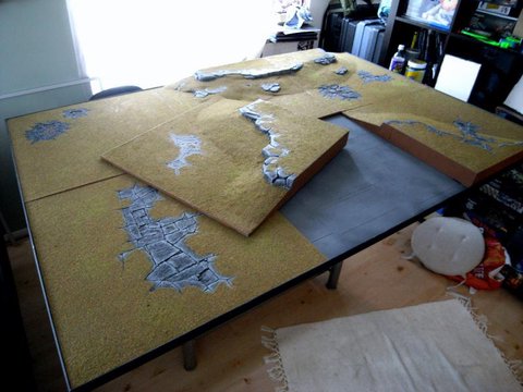 mesas con relieve para wargames