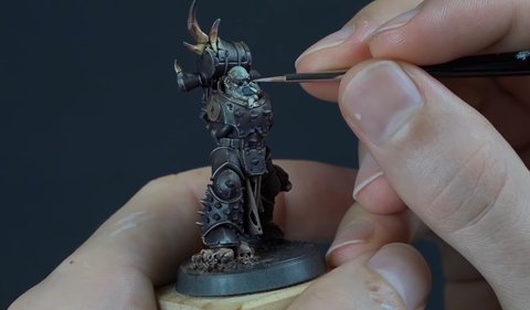 pintar y montar figuras de warhammer 40k