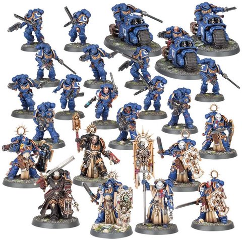 figuras marines pìntadas caja indomitus