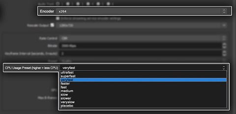 analisis calidad encoders video cpu