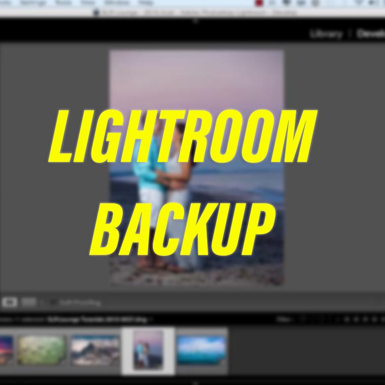 backup adobe lightroom