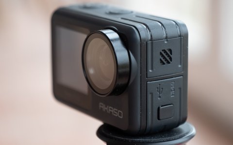 akaso brave 7 le microfono