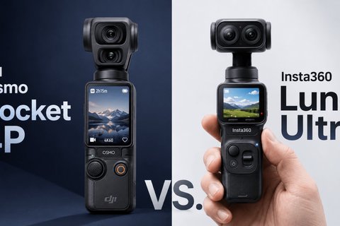 dji osmo pocket 4p vs insta360 luna ultra