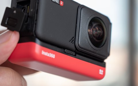 insta360 one r bateria