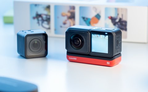 insta360 one r pantalla