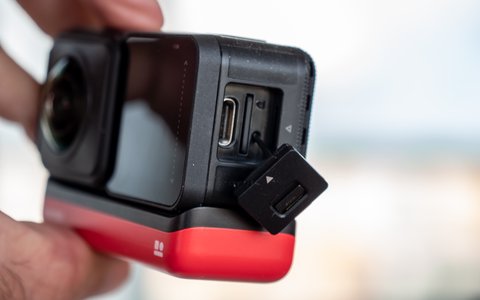 insta360 one r tarjeta micro sd