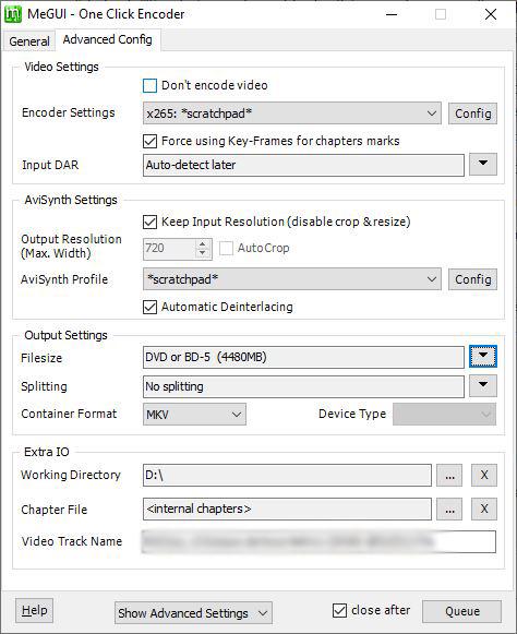 como convertir videos con megui 3