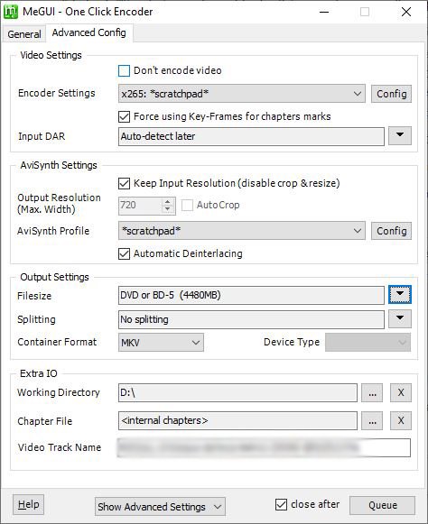 como convertir videos con megui 3