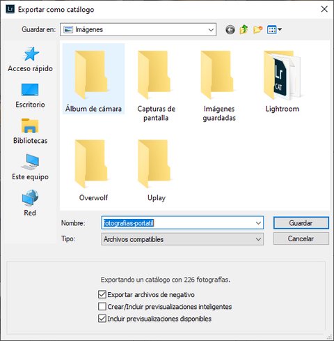 como mover fotografias lightroom portatil a ordenador sobremesa 2