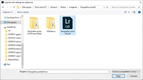 como mover fotografias lightroom portatil a ordenador sobremesa 4