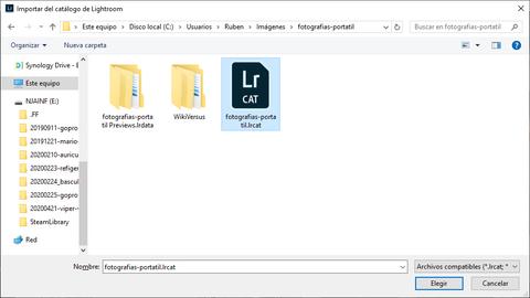 como mover fotografias lightroom portatil a ordenador sobremesa 4