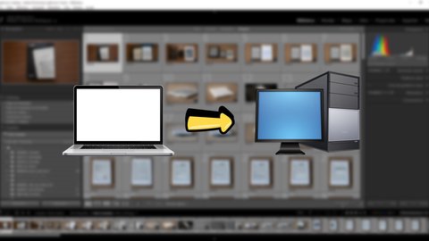 como mover fotografias lightroom portatil a ordenador sobremesa