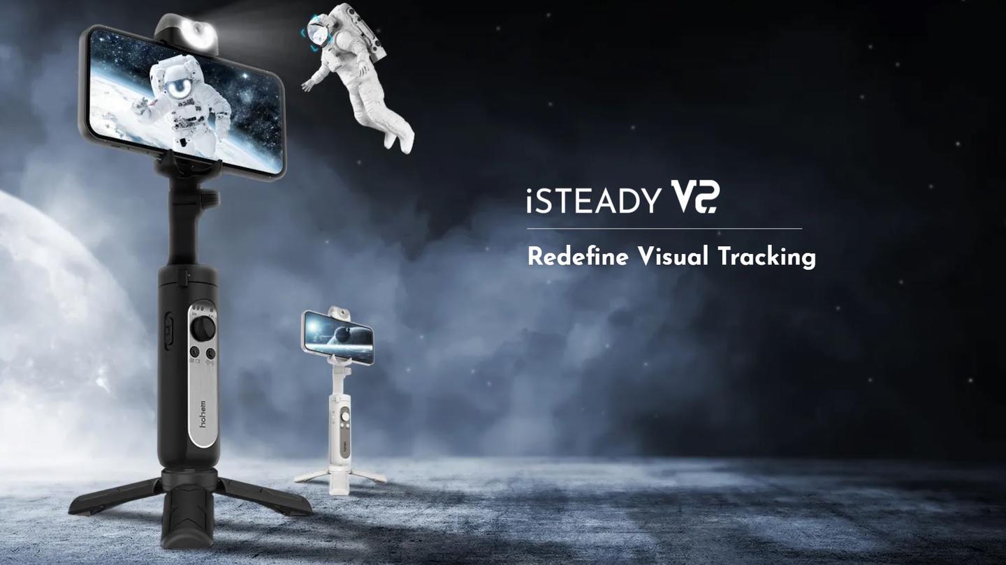hohem presenta gimbal inteligente isteady v2