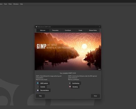 lanzamiento gimp 3