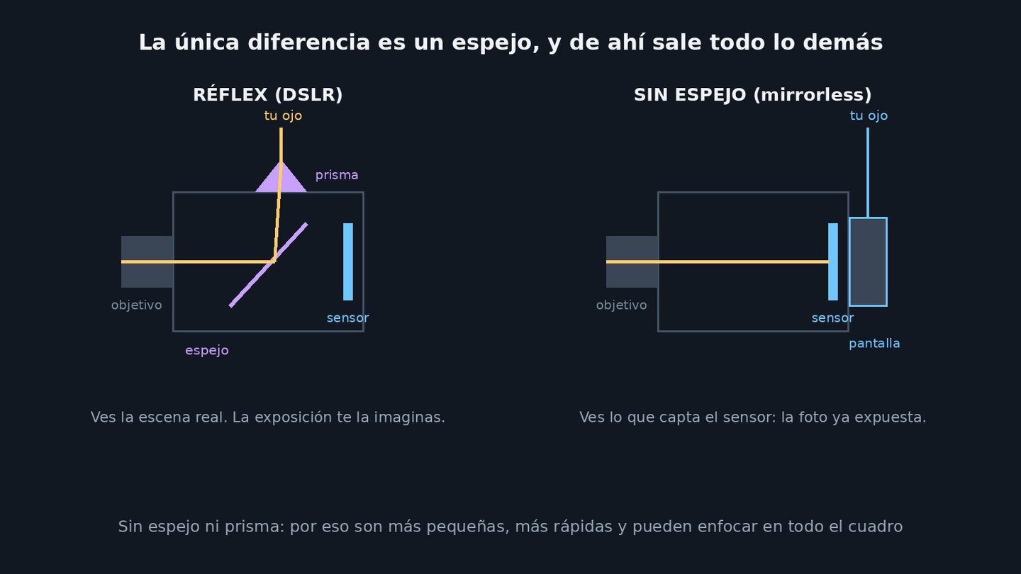 mirrorless vs reflex