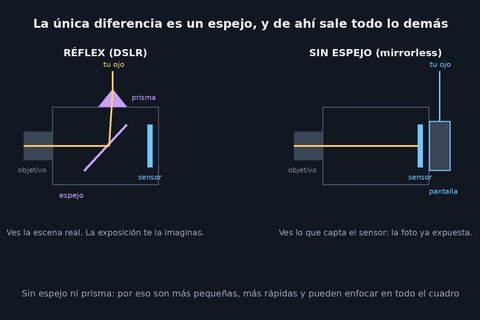 mirrorless vs reflex