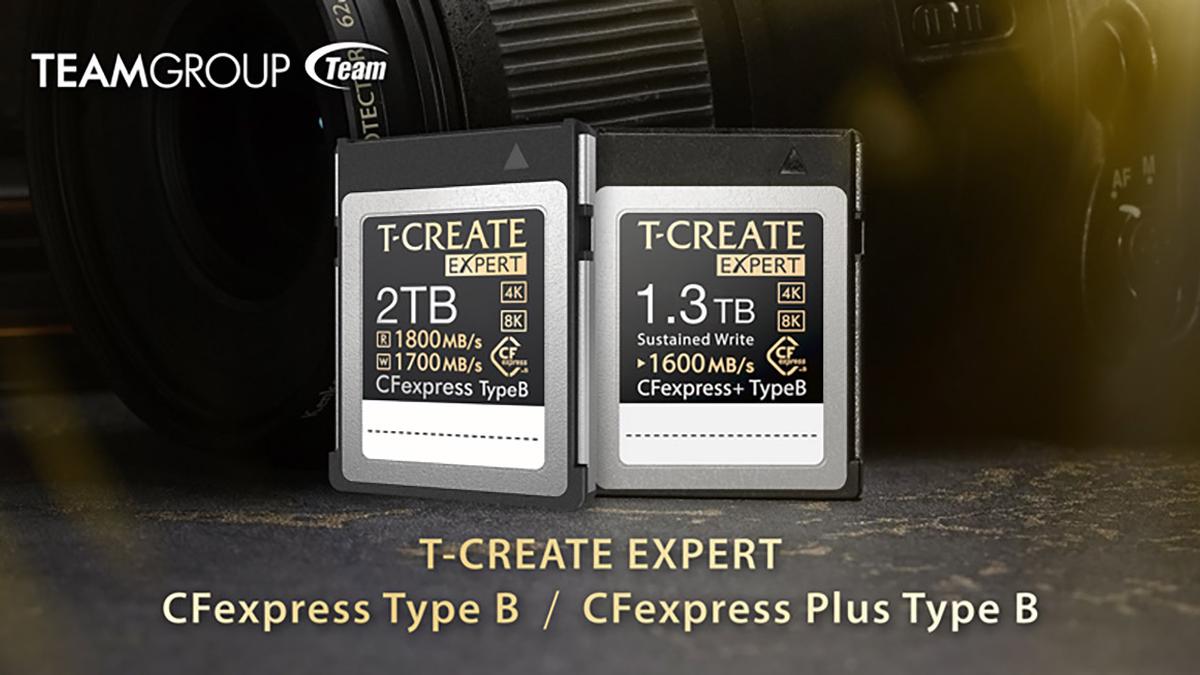 teamgroup lanza tarjetas t create expert de mas de 1 tb y velocidad 1800 mbps