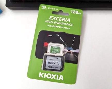 probamos la tarjeta micro s d kioxia high endurance ideal para cámaras de seguridad y dashcams