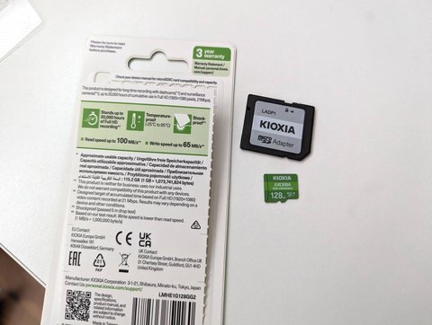 kioxia exceria high endurance 128gb microsdxc