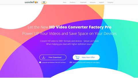 análisis del programa wonder fox h d video converter factory pro