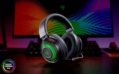 presentacion nuevos razer kraken ultimate iluminacion