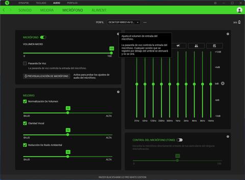 razer blackshark v2 pro 2023 synapse microfono