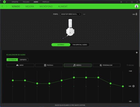 razer blackshark v2 pro 2023 synapse sonido
