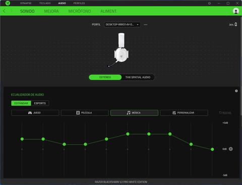 razer blackshark v2 pro 2023 synapse sonido