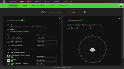razer blackshark v2 pro synapse