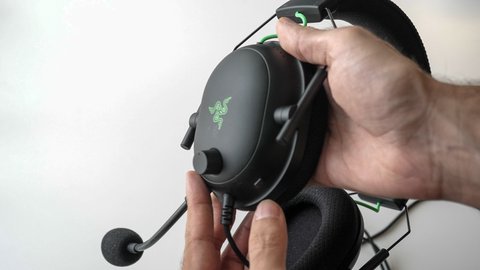razer blackshark v2 copa izquierda