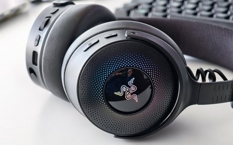 razer kraken v4 pro detalle copa