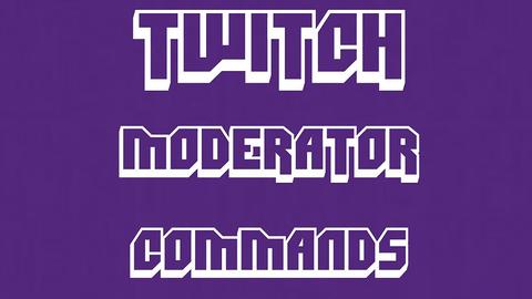 comandos moderador twitch