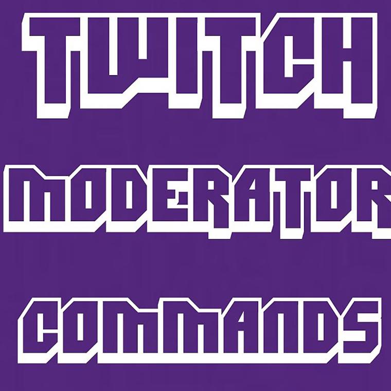 comandos moderador twitch