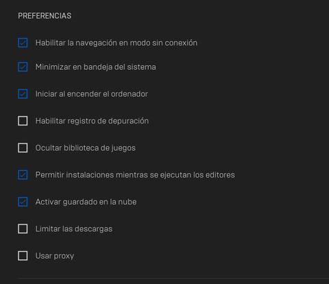 como guardar progreso partidas juegos epic