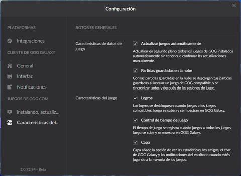como guardar progreso partidas juegos gog