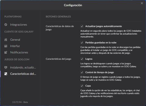 como guardar progreso partidas juegos gog