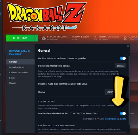 como guardar progreso partidas juegos steam