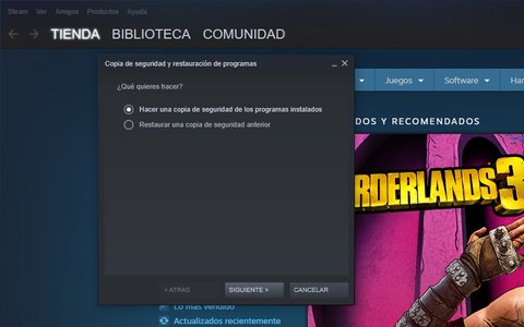 como mover juegos steam a otro pc