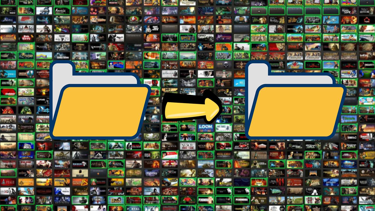 como mover juegos steam