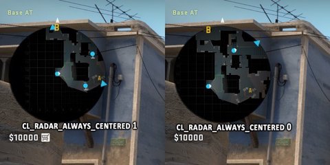 comando csgo radar centrado