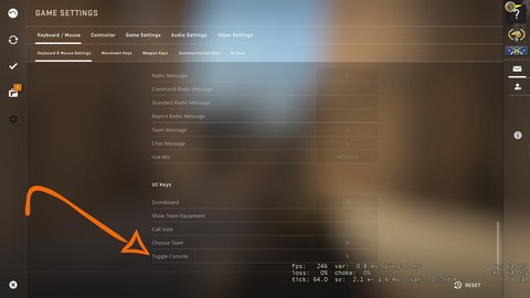 crear server csgo sacar consola 2