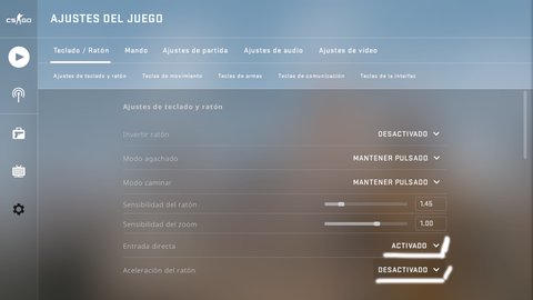 cs go configuracion raton